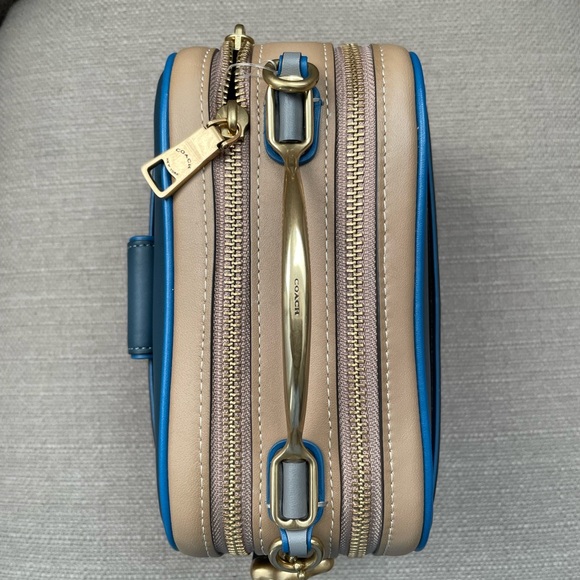 Coach Riley Lunchbox Bag In Colorblock dark denim multi - Picture 5 of 15